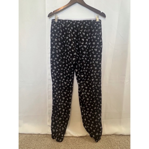 Seventeen Flower Print Harem Pants, Elastic Waist,‎ Pockets, Women's Size Large - Picture 9 of 9
